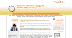 Desktop Screenshot of kapcsolatteremto-gyogyitas.net