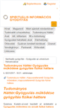 Mobile Screenshot of kapcsolatteremto-gyogyitas.net