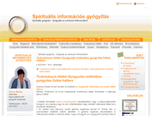 Tablet Screenshot of kapcsolatteremto-gyogyitas.net